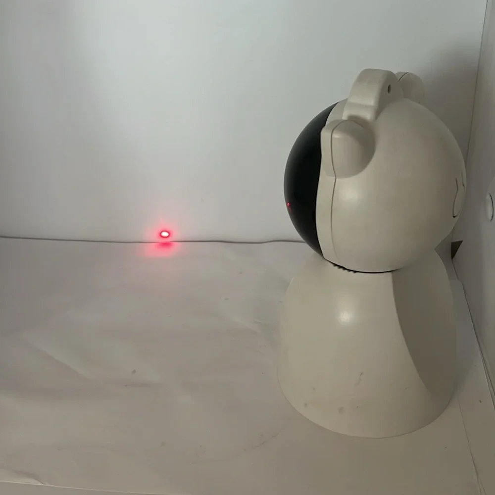 Cat Toy Random Trajectory Motion Activated Rechargeable Laser Light Preowned